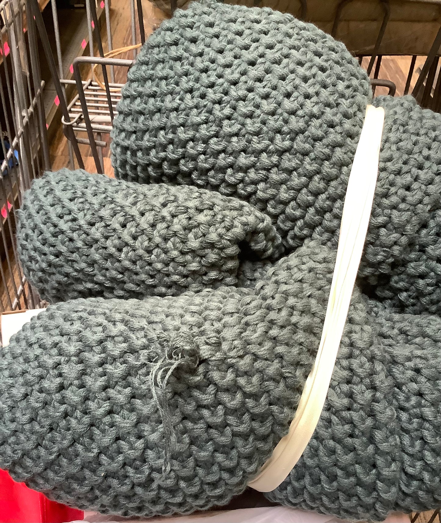 King Knit Blanket Dark Teal