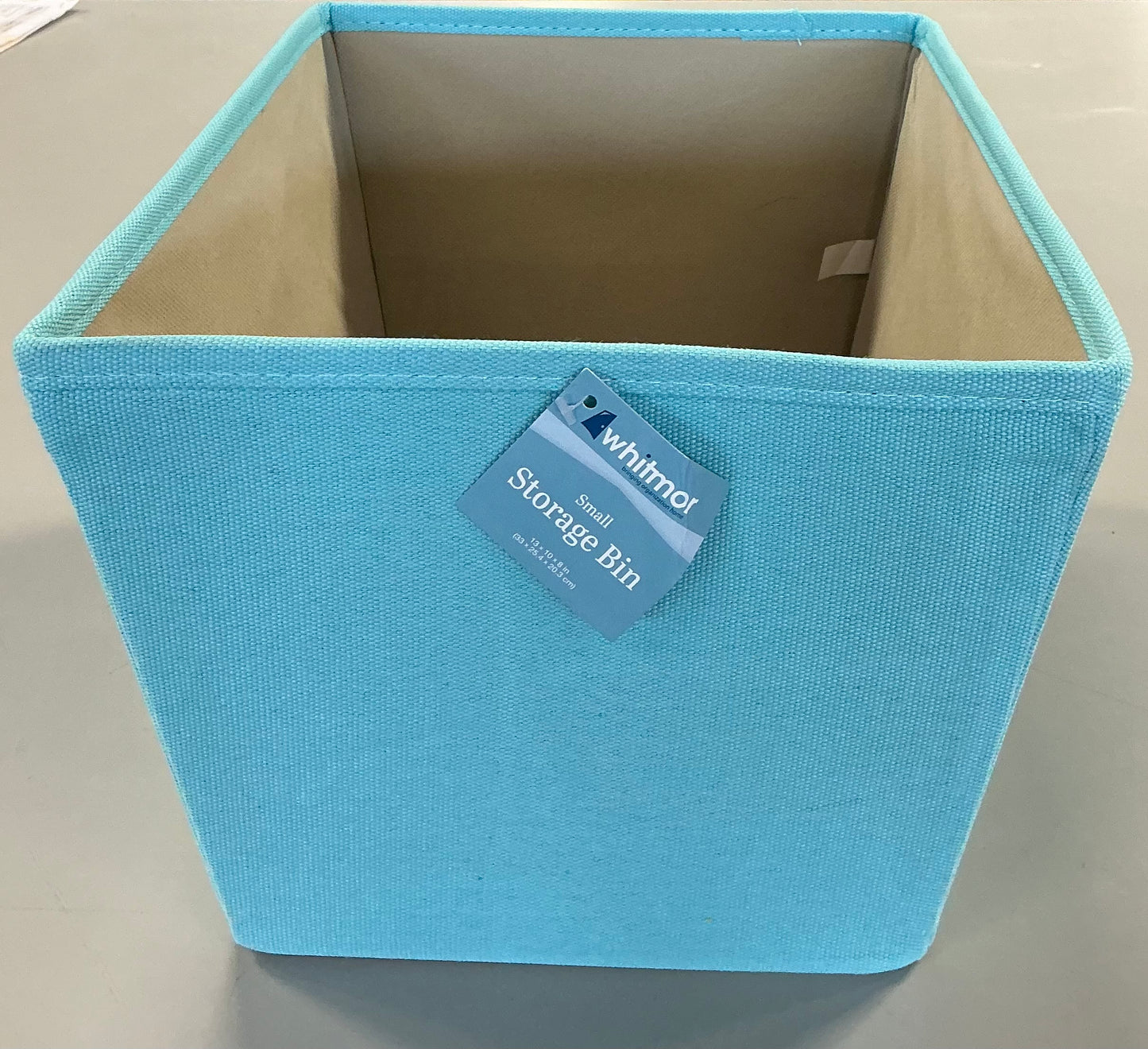 Whitmor - Small Storage Canvas Bin Tote