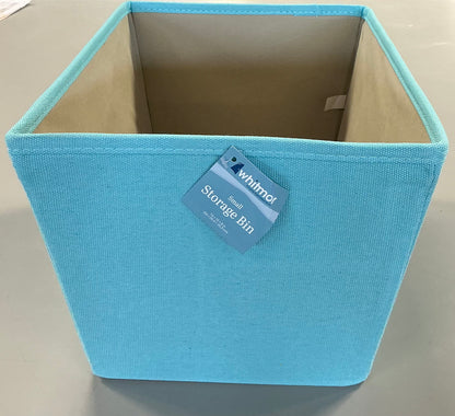 Whitmor - Small Storage Canvas Bin Tote