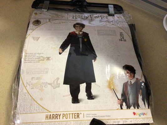 Kids Halloween costume- Harry Potter - Includes Hooded robe with attached Shirt - Size Large