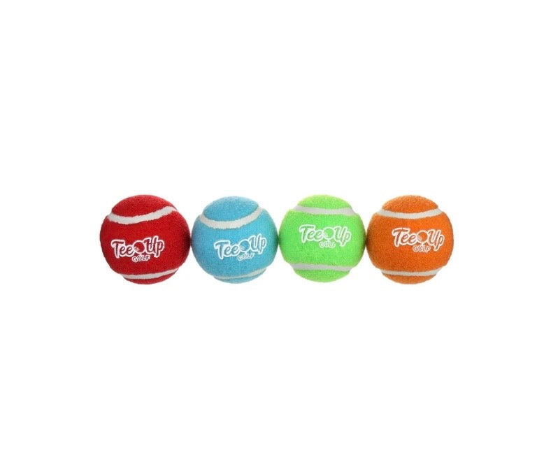PGA Tour Tee-Up New Multicolor Sticky Golf Balls 4 Pack