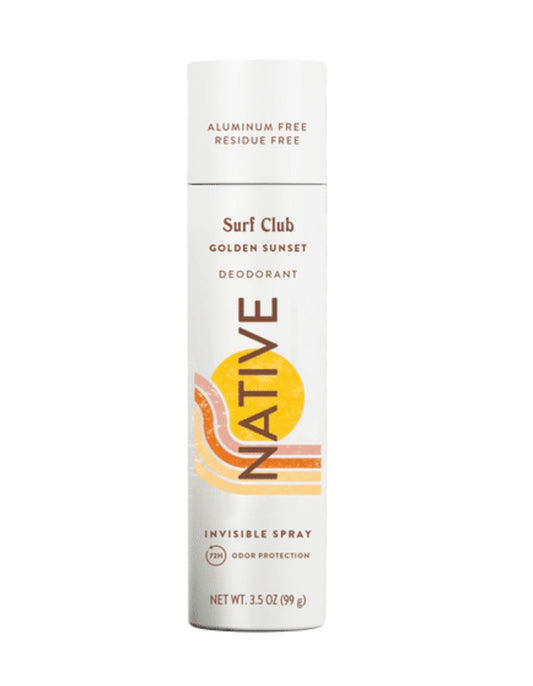 Native Aluminum-Free Spray Deodorant, Golden Sunset
3.5 oz