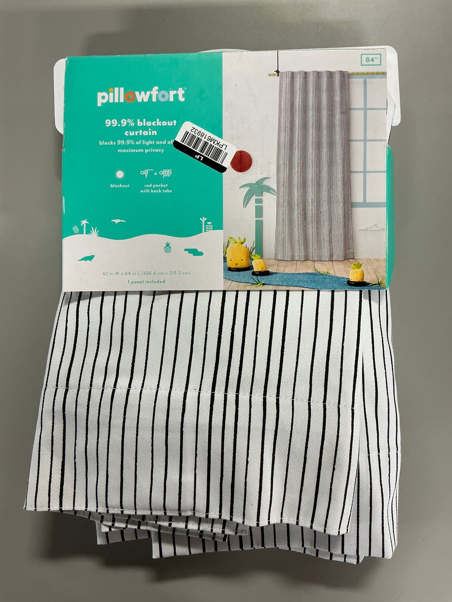 Blackout Window Curtain Panel - 1 PANEL - May Have Some Damaged Packaging/No packaging (see pictures) - 42”x84”