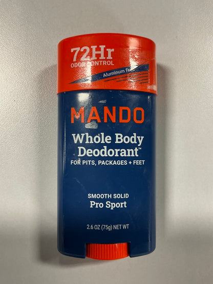 Mando Solid Pro Sport Deodorant - 2.6oz - Damaged Packaging (see pictures)