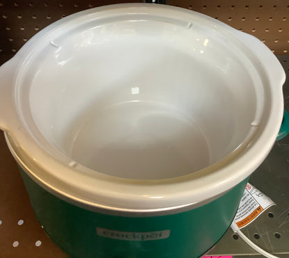 Crock-Pot 4.5qt Slow Cooker Ponderosa Green: Ceramic Stoneware, 3 Settings, Stay-Cool Handles, Dishwasher-Safe
Parts