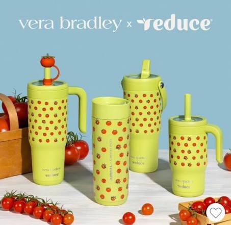 Vera Bradley x Reduce - Perk 160z - Insulated Stainless Steel Coffee Tumbler