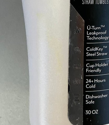 BruMate Era 30oz 100% Leakproof Straw Tumbler - Minor Cosmetic Damage (see pictures)