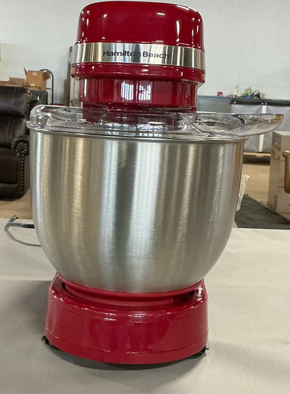 THRIFTY 70 - Hamilton Beach Stan Mixer with 7 Speeds, includes 3 attachments - Open Box - USED (See Pictures)- FINAL SALE- NO RETURNS - AS IS