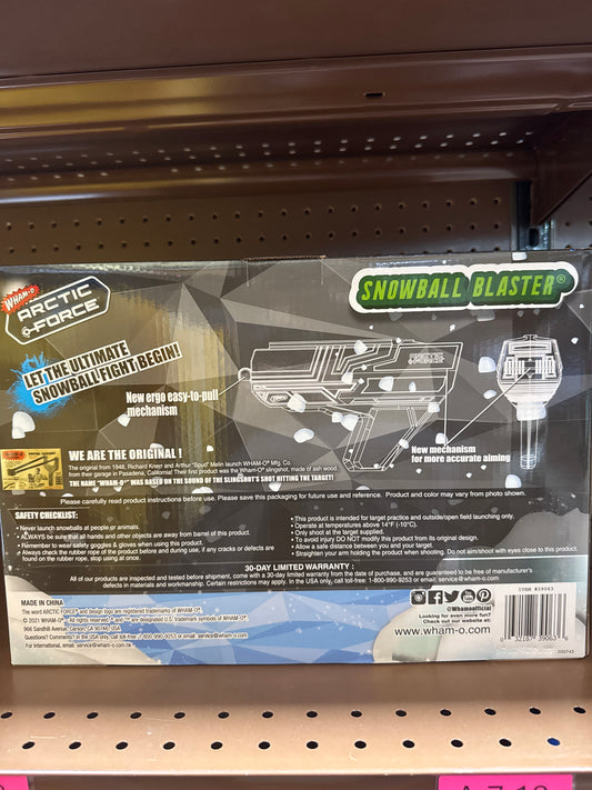 Arctic Force Snowball Blaster