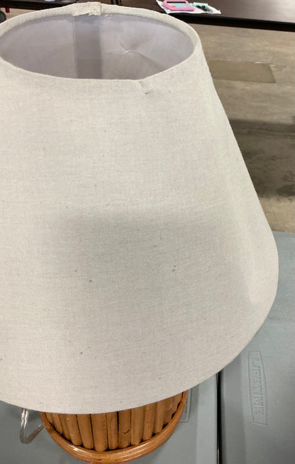 Woven Table Lamp - Threshold™ designed with Studio McGee - Out of Box - Minor Cosmetic Damage from Shipping  (see pictures)  - FOR PICKUP ONLY
