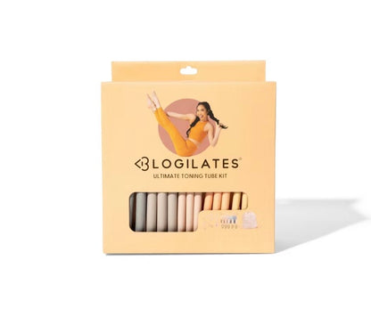 Blogilates Ultimate Toning Tube Kit: TPE Resistance Bands for Legs, Arms, Glutes - Damaged Box (see pictures)