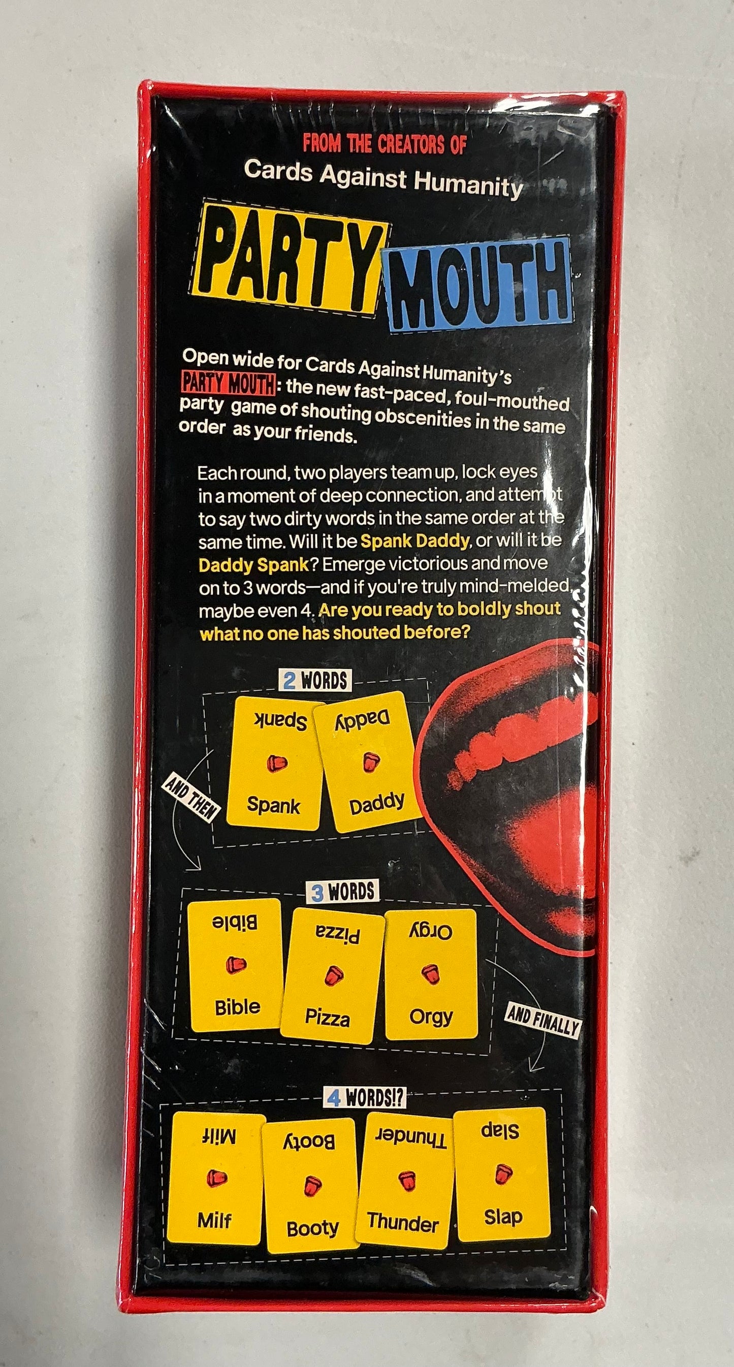 Party Mouth by Cards Against Humanity: Social Skills Party Game, 3+ Players, Over 30 Minutes Play