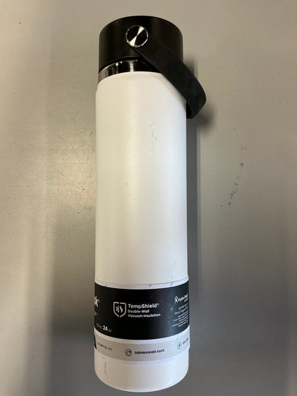 Hydro Flask - 24 oz Wide Mouth Water Bottle with Flex Straw Cap - Minor Cosmetic Damage - May Be Missing Packaging (see pictures)
