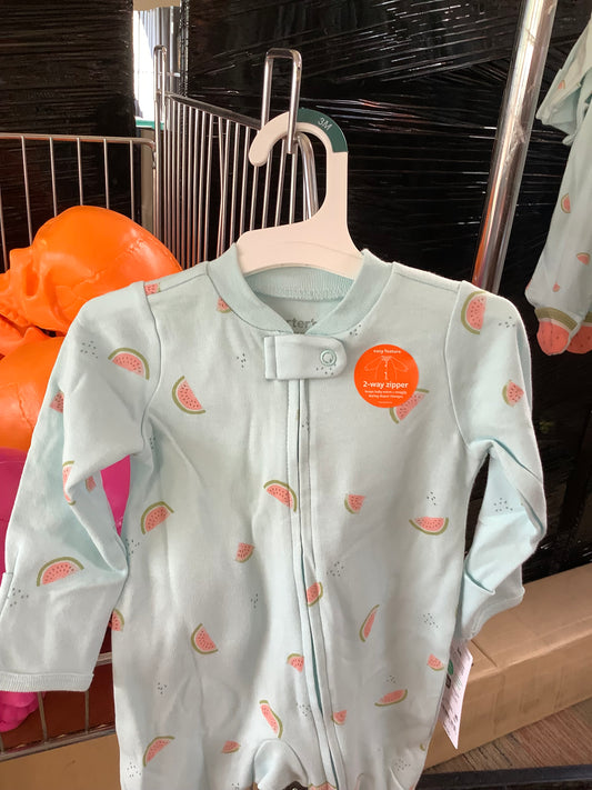 INFANT SIZE 3-MONTHS WATERMELON ONE PIECE