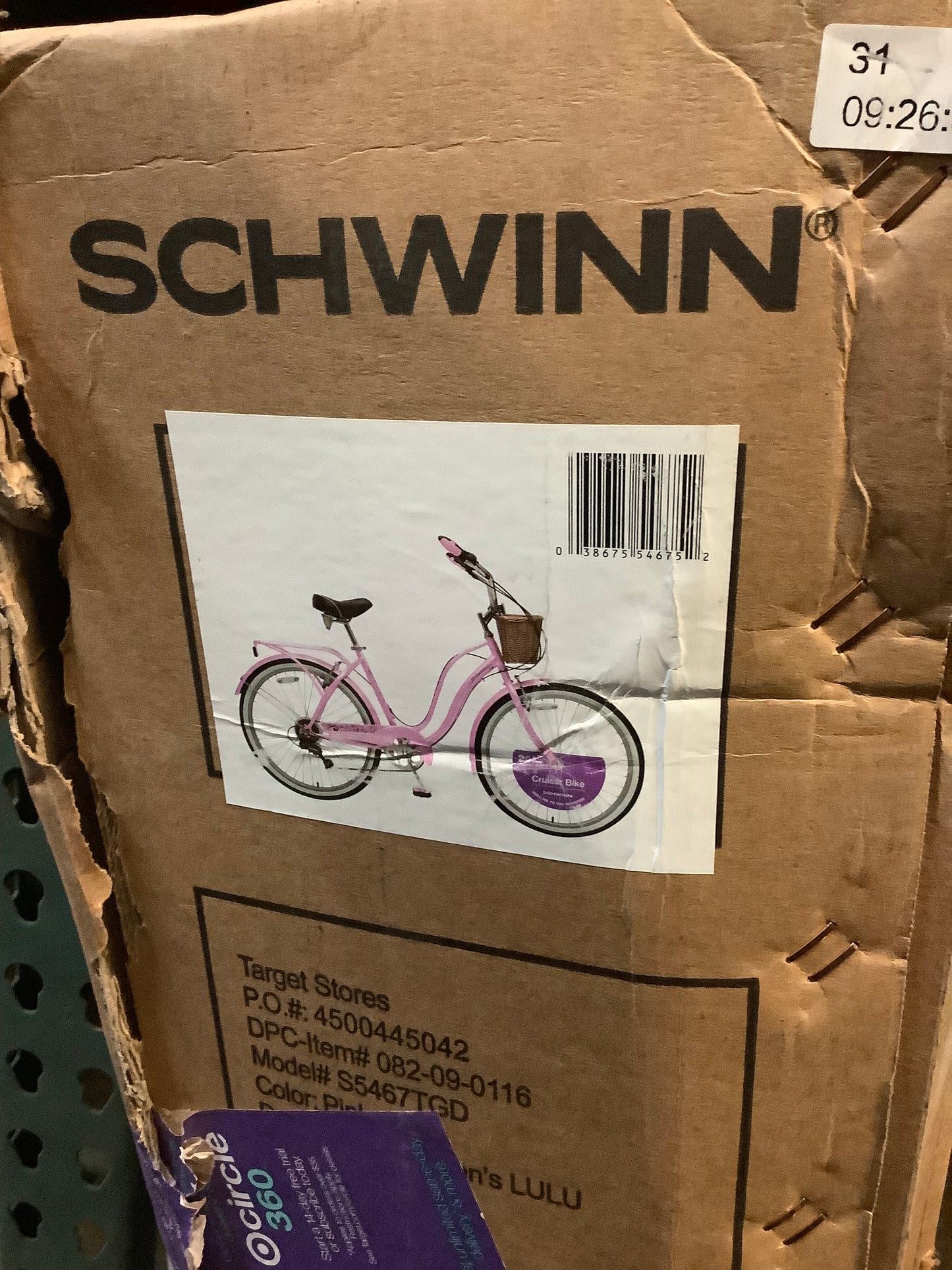 Schwinn Women's Lulu 26" Cruiser Bike - Pink/White
