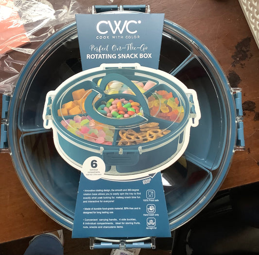 Cook With Color Lazy Susan Snack Box