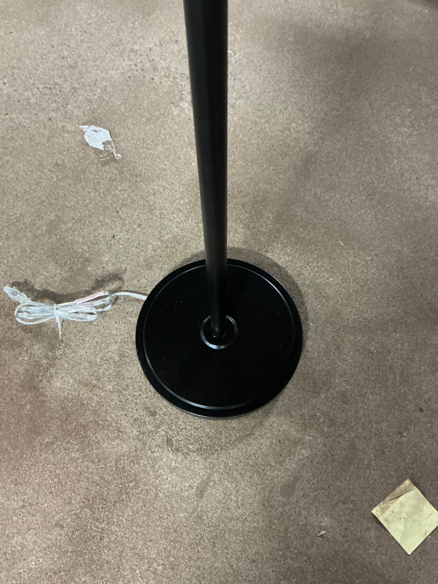 58.5"x17" Traditional Oil Rubbed Swing Arm Floor Lamp Brown - Adjustable, Linen Shade, Metal Body - Out of Box - Minor Cosmetic Damage (see pictures) - FOR PICKUP ONLY