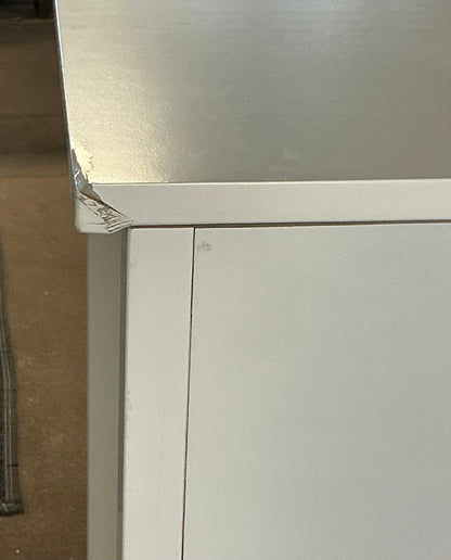 Bailey White 4-drawer Chest - Minor Cosmetic Damage (see pictures)