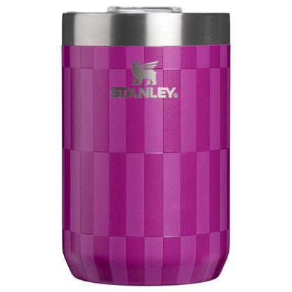 Stanley 12oz Stainless Steel Everyday Camp Cup  - Dark Blossom Tile - MINOR COSMETIC DAMAGE DUE TO SHIPPING (see pictures)