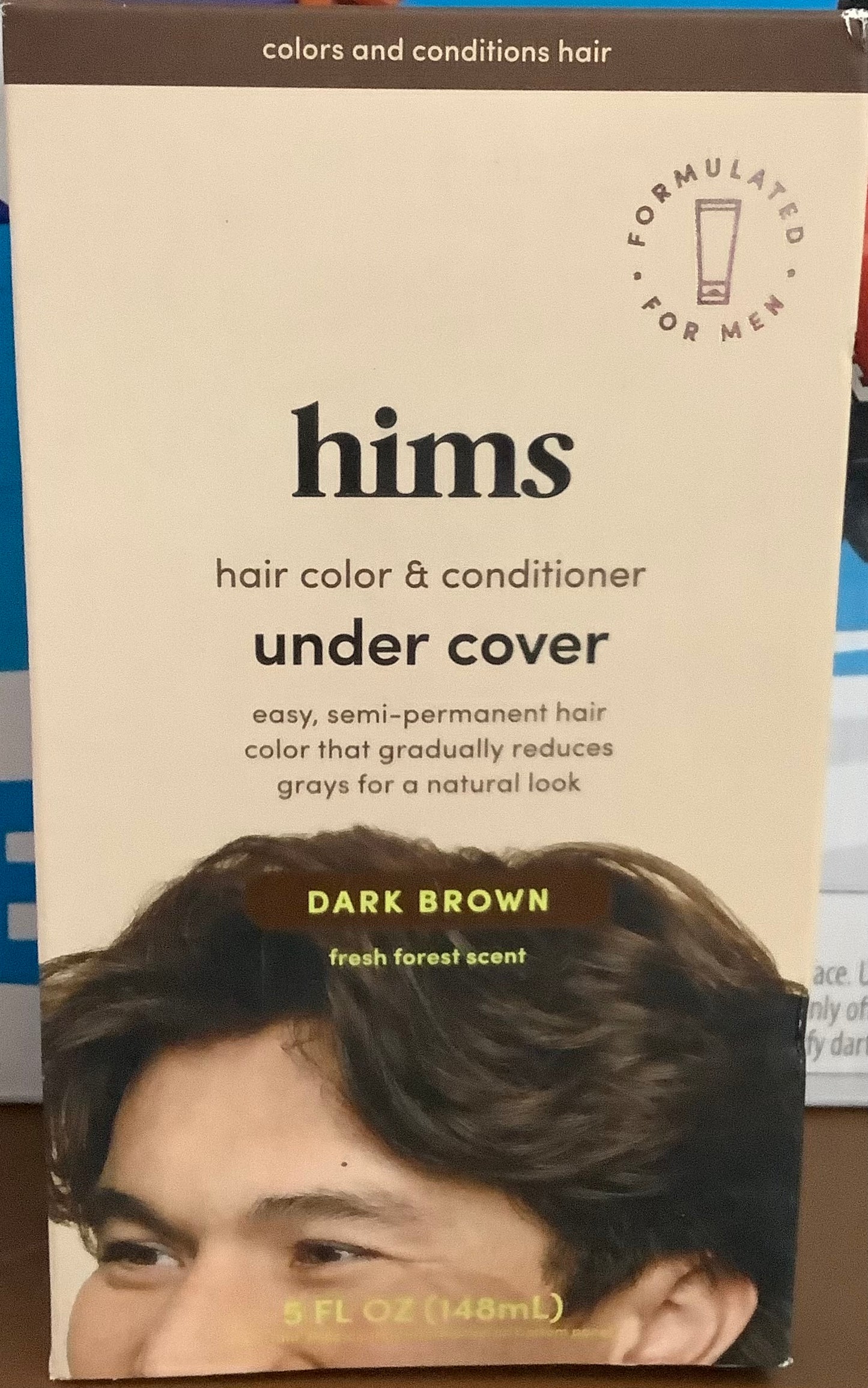 (Clearance)FINAL SALE Hims Under Cover Hair Color & Conditioner for Men Semi Permanent Blends
Grays,
