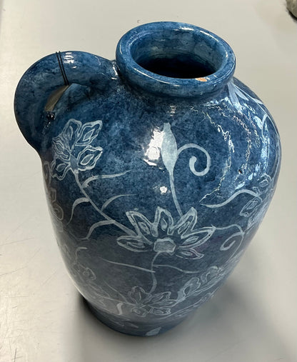 11.5" Painted Short Neck Decorative Vase Terracotta - Threshold™ - Minor Cosmetic Damage from Shipping (see pictures)