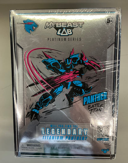 MrBeast Lab Platinum Series Collector Action Figure - Panther - OPEN PACKAGING (see pictures)