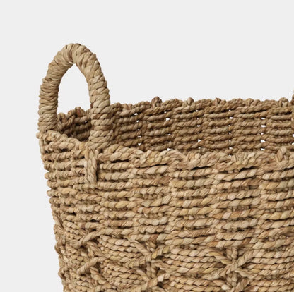 Chunky Twisted Seagrass Basket - Threshold™ - Some Shipping Damage (see pictures) - FOR PICKUP ONLY