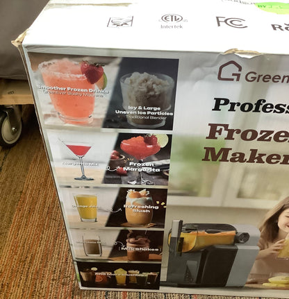 Greenever Slushie Machine for Home 15-60 Minutes with 7
Preset Programs & 4 Hours Freshness for Home Frozen Drink
Milkshakes Margaritas Frappes