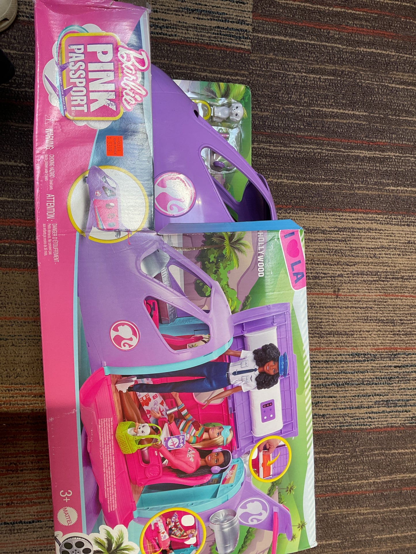 Barbie Airplane Adventures Playset with Pilot Doll & 15+
Accessories