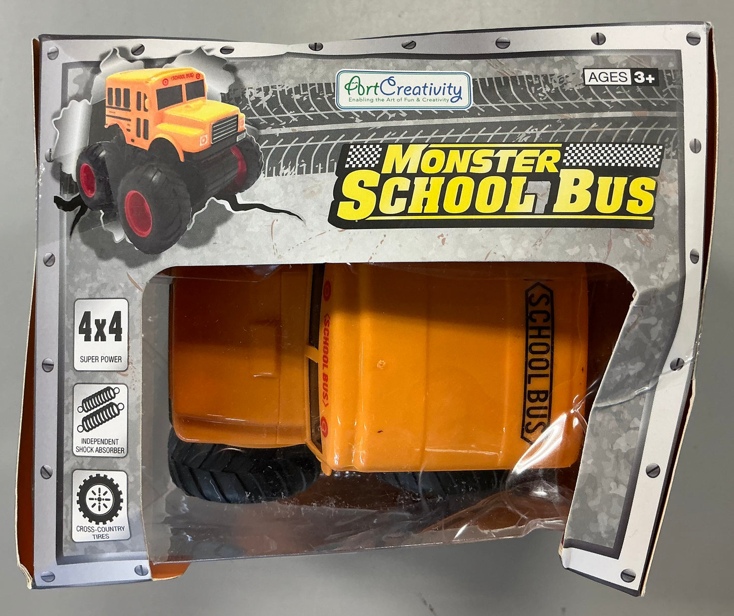ArtCreativity Monster School Bus - Damaged Box (see pictures)