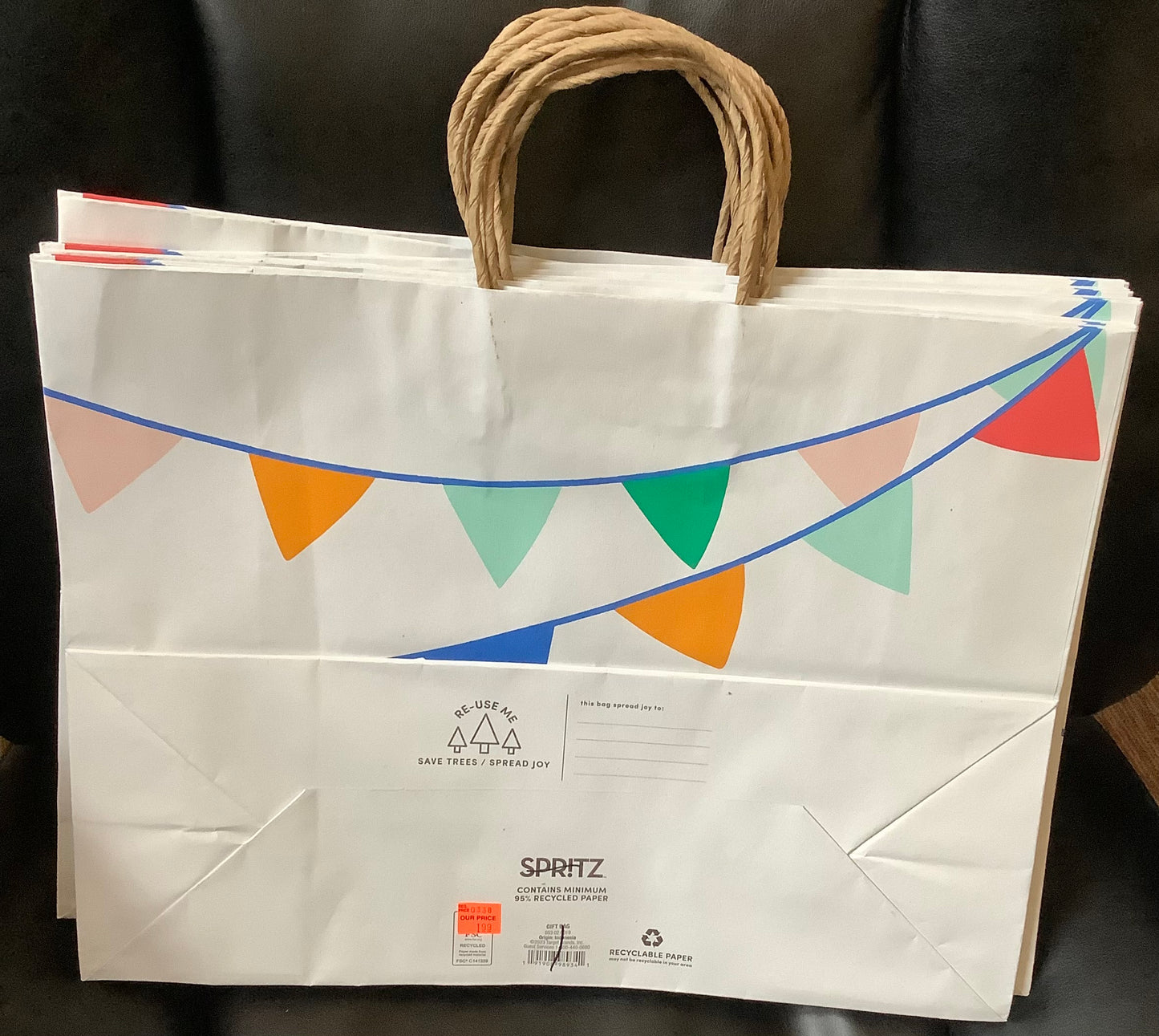 (Clearance)FINAL SALERecycled Gift Bag