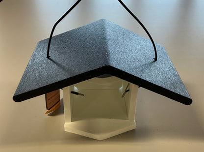 Birds Choice 7" Modern Farmhouse - Wren House - Black & White - Movable Roof