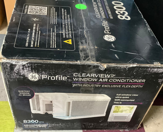 GE Profile Clear View ™ 8,300 BTU Smart Ultra Quiet Window Air Conditioner for Medium Rooms up to 350 sq. ft.
