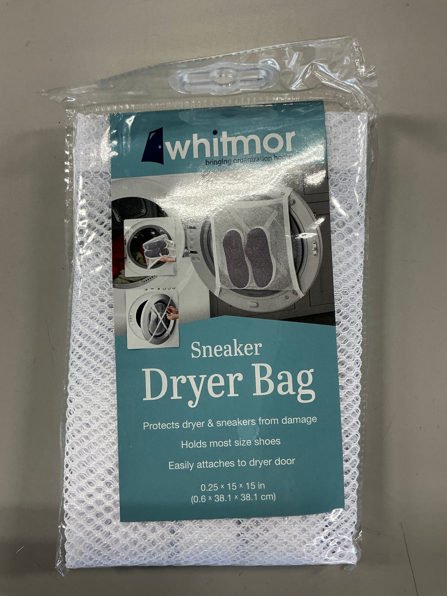 Whitmor Sneaker Dryer Bag White