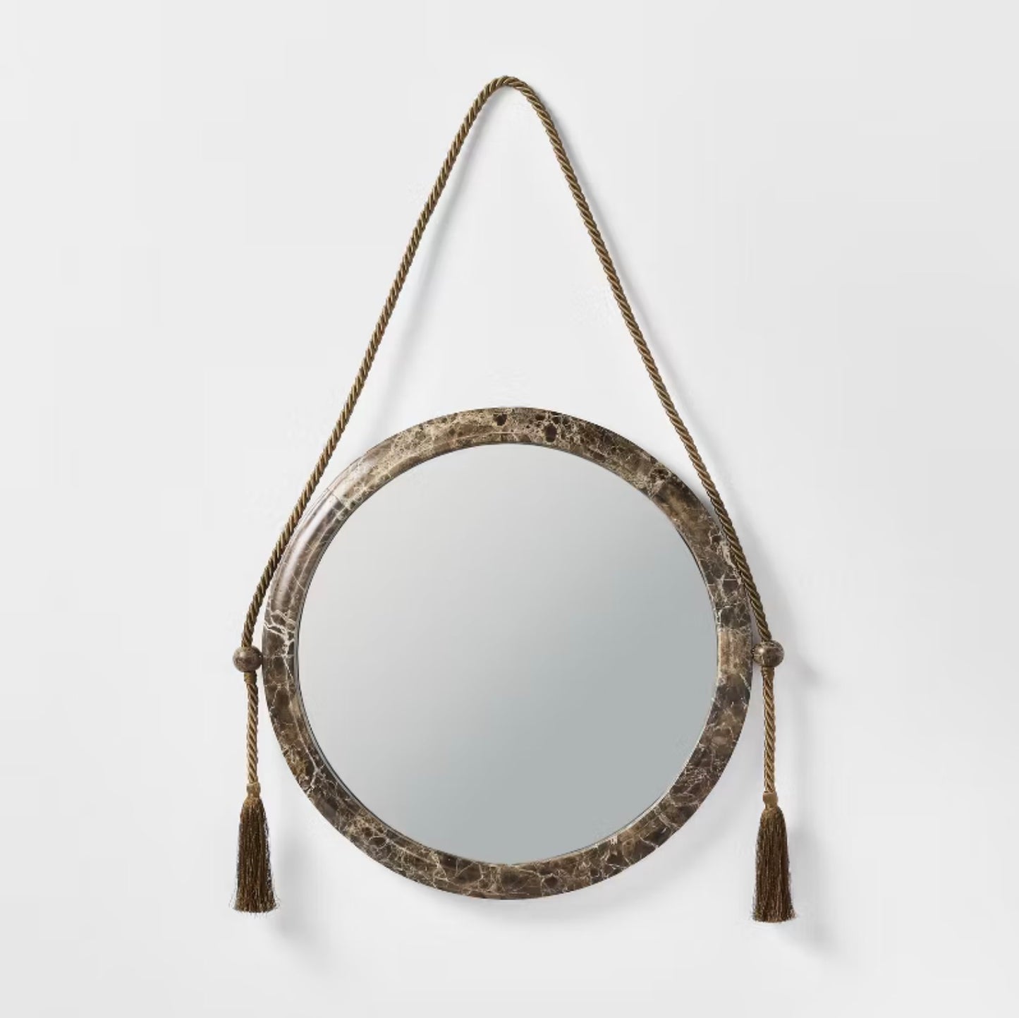 20" Marble Wall Mirror - Threshold™ designed with Studio McGee - Damaged Box (see Pictures) - FOR PICKUP ONLY