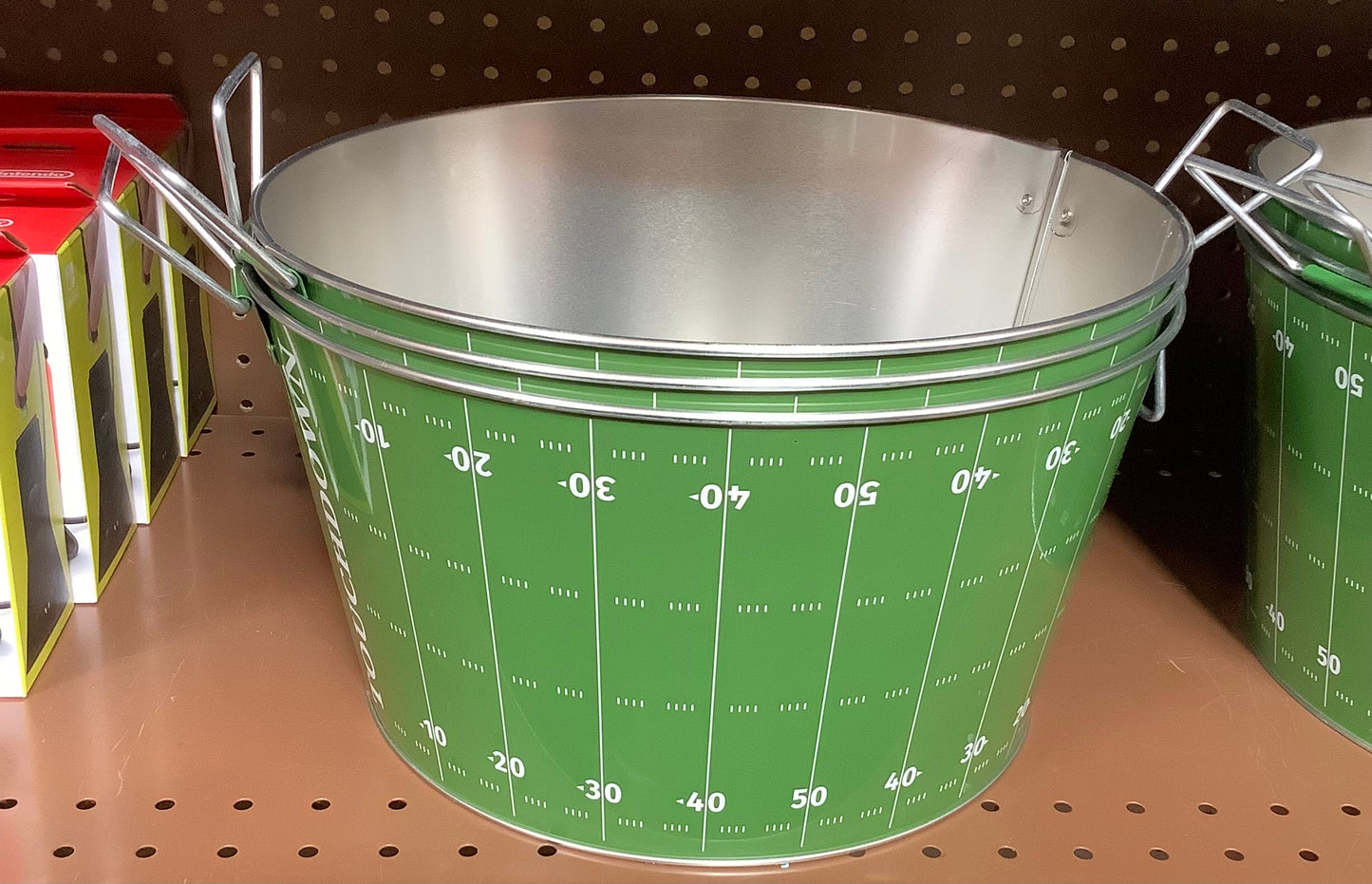 Football Metal Ice Bucket