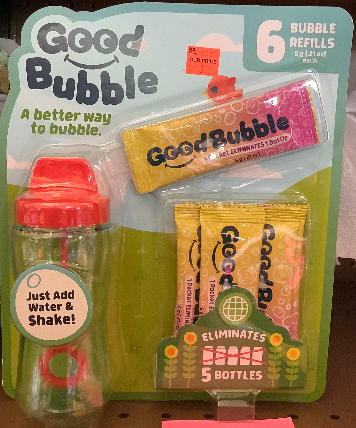 (Clearance)Good Bubble 6-Bottles
