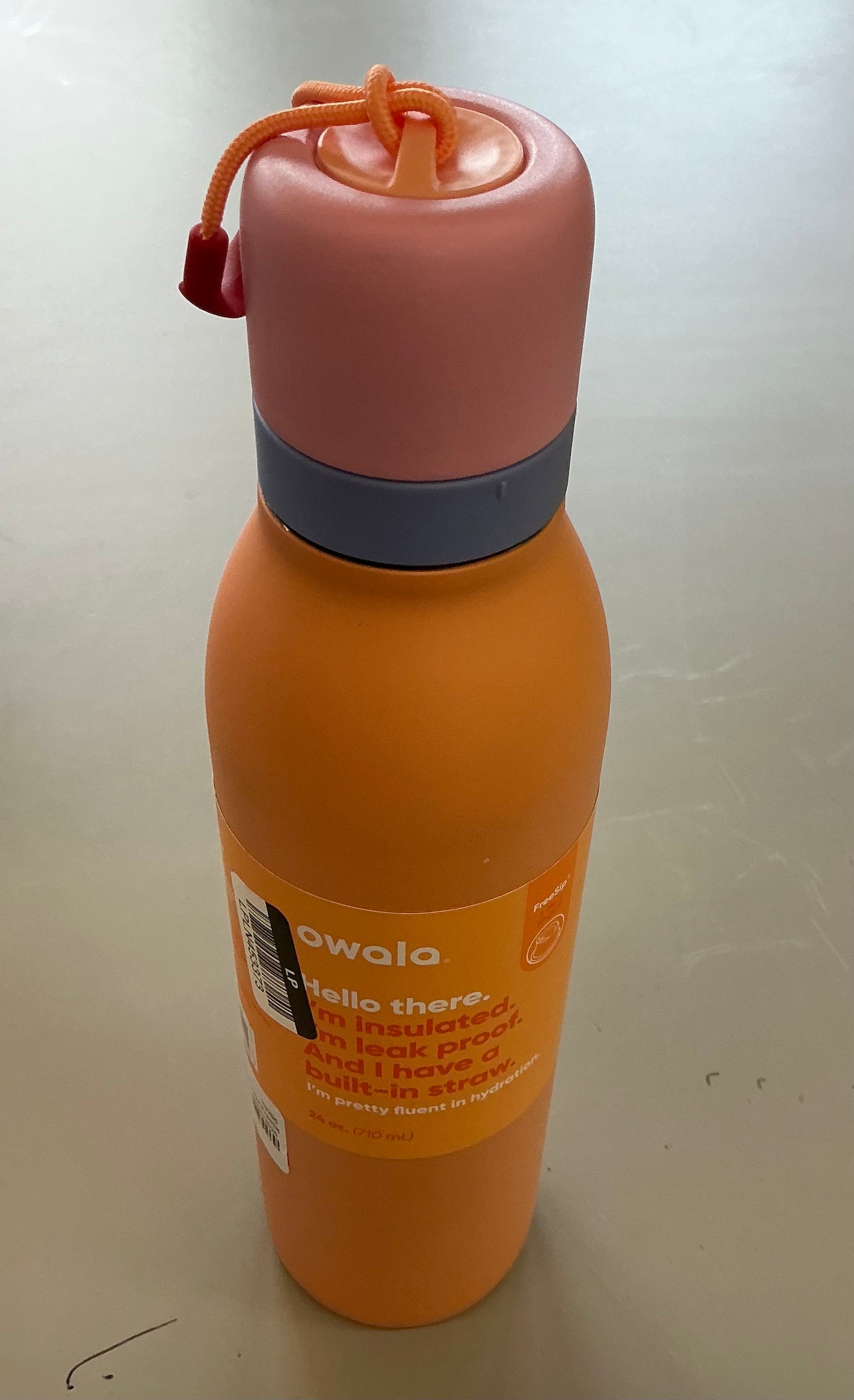 Owala 24oz Stainless Steel FreeSip Twist Water Bottle - MINOR COSMETIC DAMAGE (see pictures) - Some may have a missing straw