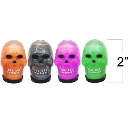 Skull Head Noisy Putty Halloween Toys, Set of 24