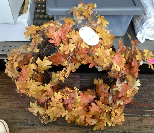 Oak Leaf Fall Wreath