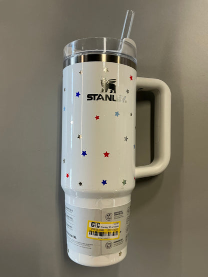 Stanley 30oz Stainless Steel Flowstate Quencher H2.0 Tumbler - MINOR COSMETIC DAMAGE DUE TO SHIPPING (see pictures) - Some May Be Missing Straws