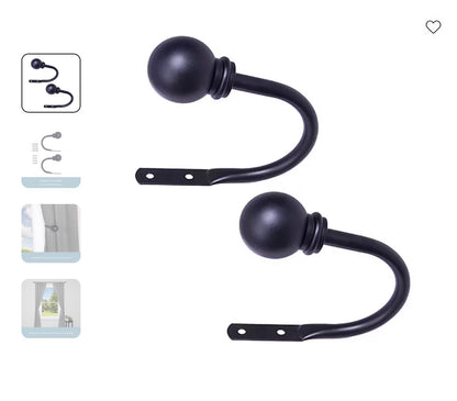 Kenney Chelsea Ball End 2-pc. Curtain Holdback