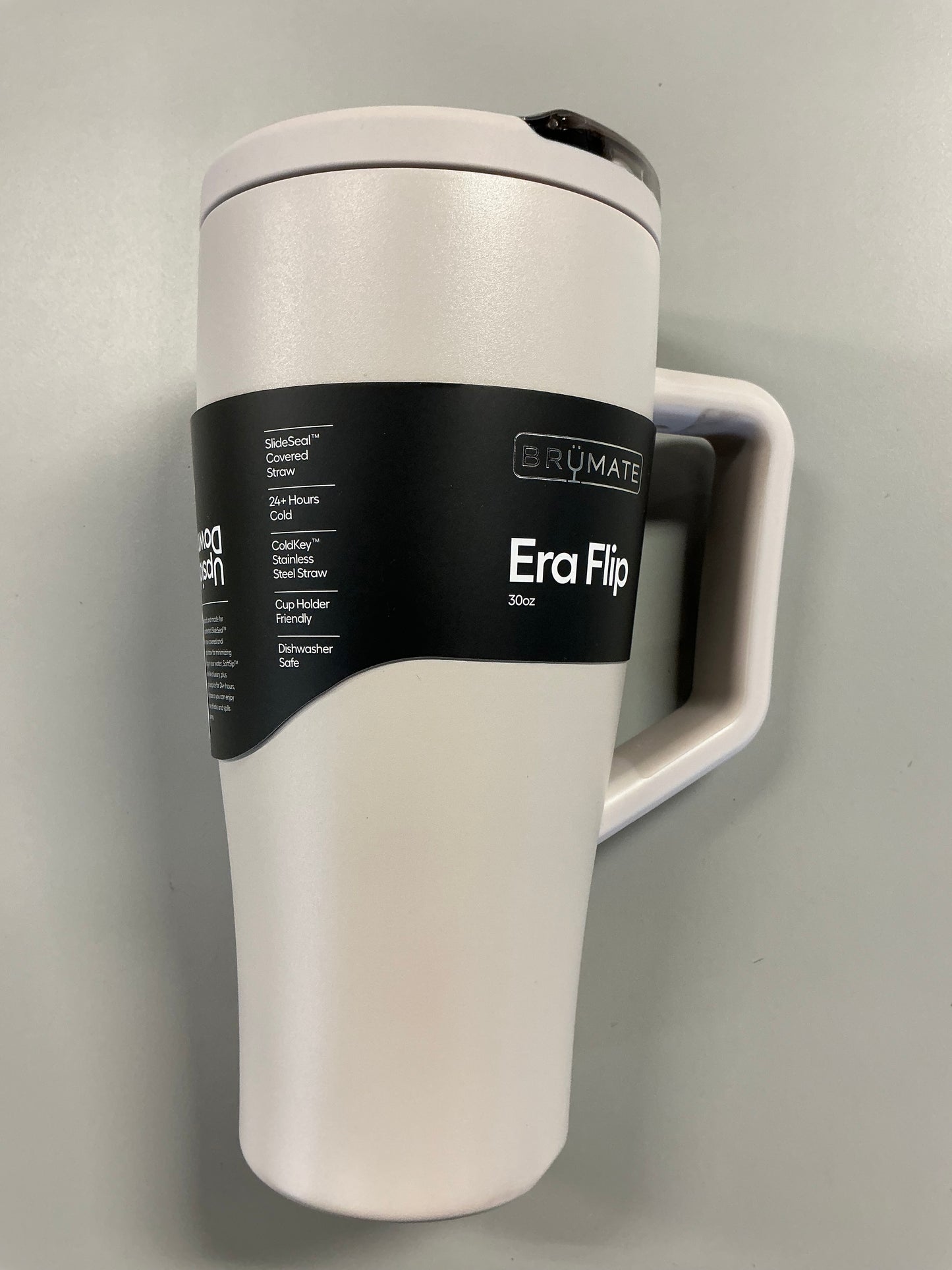 BruMate 30 fl oz Stainless Steel Era Flip Straw Tumbler - Minor Cosmetic Damage- May Be Missing Packaging (see pictures)
