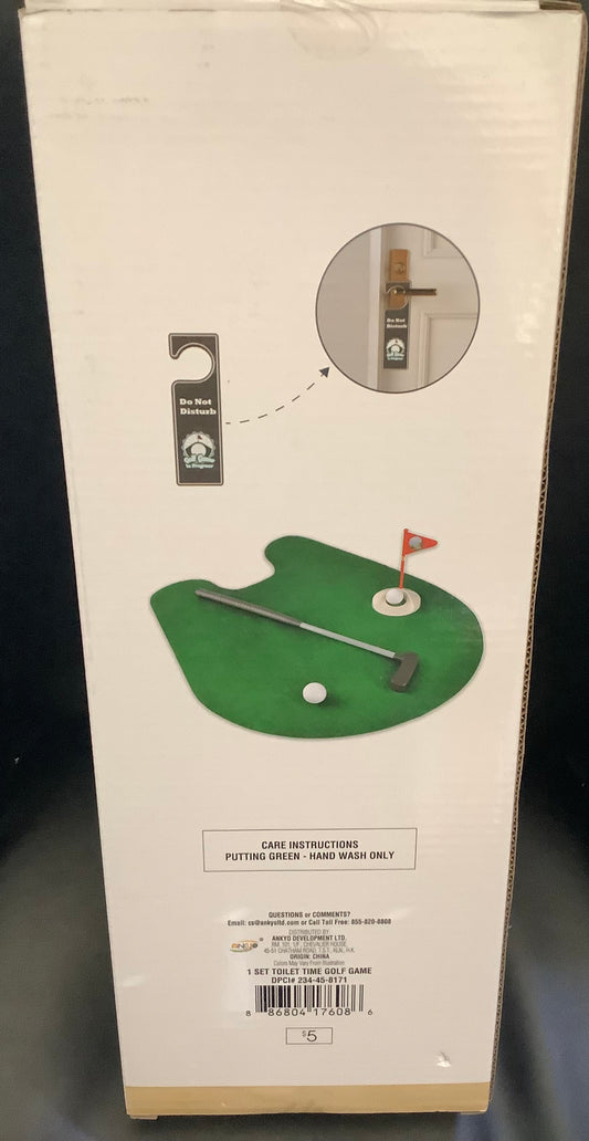 Toilet Time Golf Game