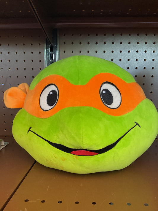 (Clearance)-FINAL SALE.Club Mocchi Mocchi Teenage Mutant Ninja Turtles Michelangelo Mega 15" Plush
