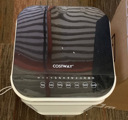 4-in-1 Evaporative Air Cooler with 12L Water Tank and 4 Ice Boxes