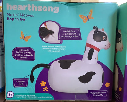 (CLEARANCE) FINAL SALE Inflatable Ride on Cow