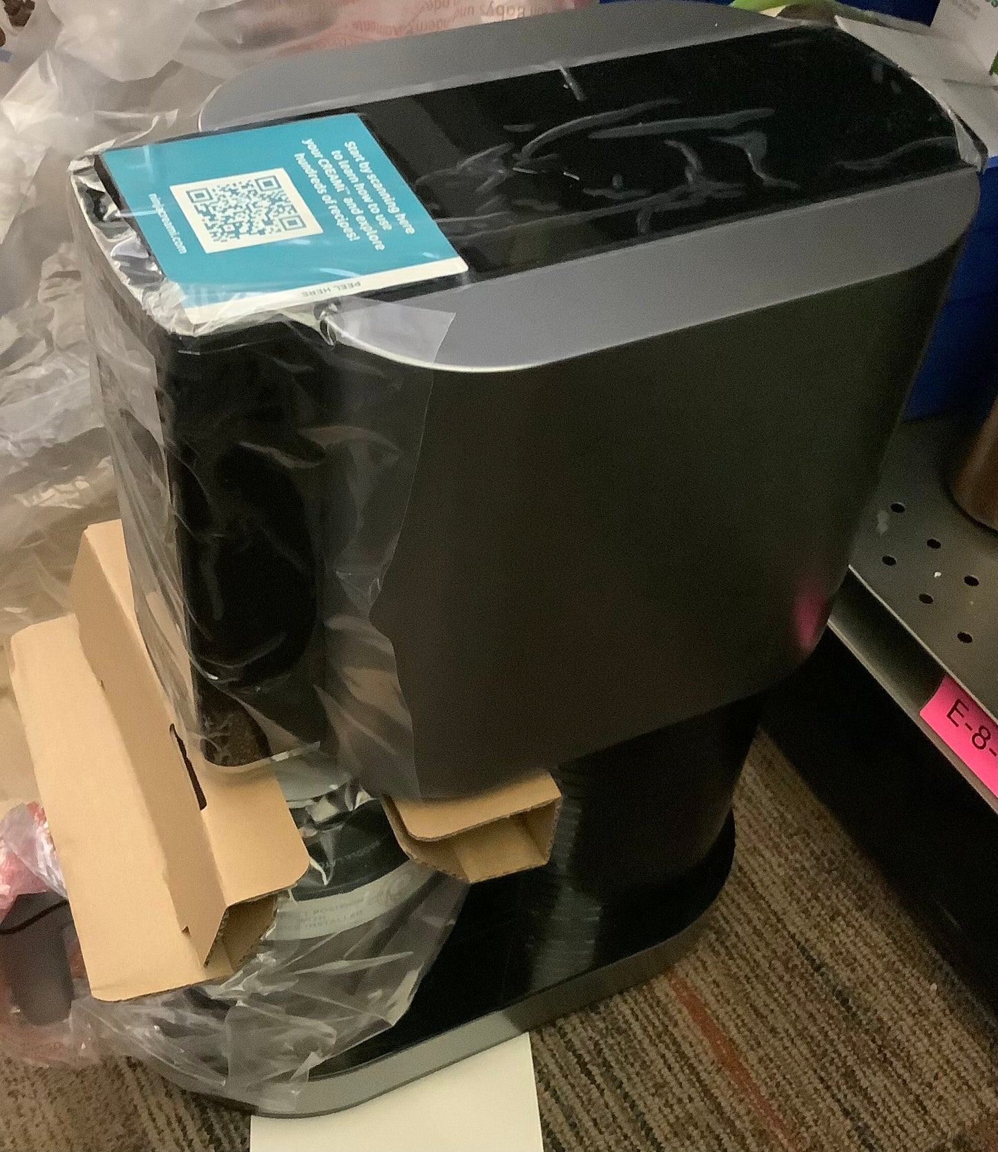 Ninja SLUSHi 88oz Professional Frozen Drink Maker with RapidChill Technology 5 Preset Programs Gray FS301