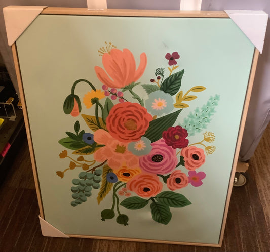 24"x30" Garden Party Framed Canvas