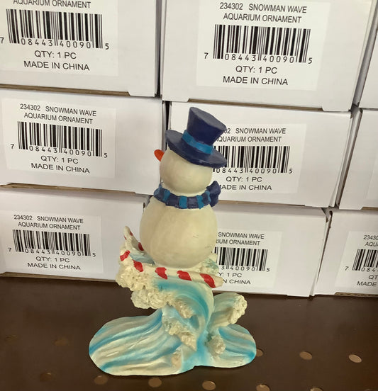 Snowman Wave Ornament